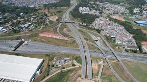 Rodoanel Norte - Trevo do com rodovia Dutra e Rodoanel Leste